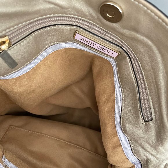 Jimmy Choo python leather handbag. - Picture 6 of 7